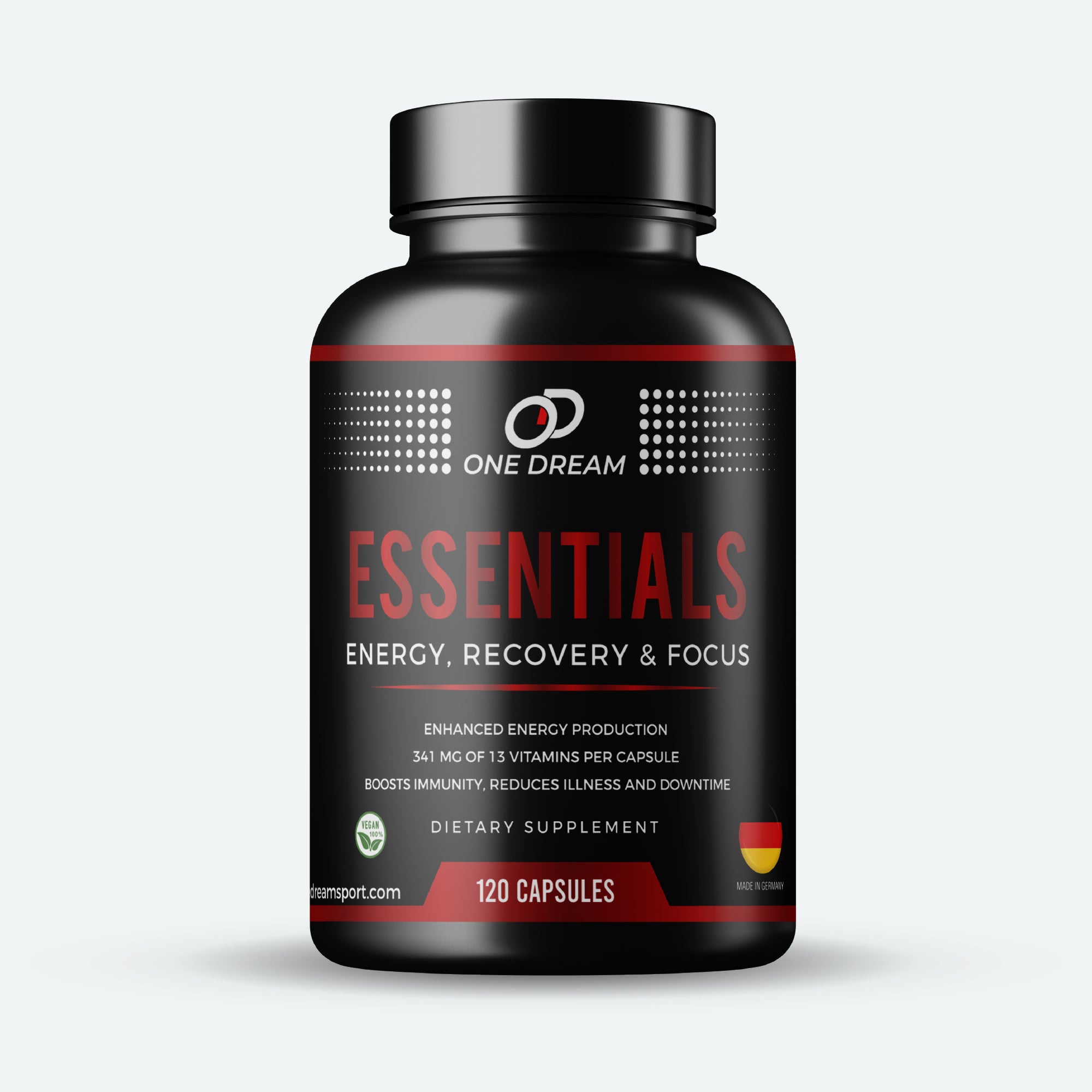 Vitamin-Essentials-13-Vitamins-120-Capsules-Kapseln-A-E-K1-D3-B-B2-B3-B5-B6-B7-B9-B12-C