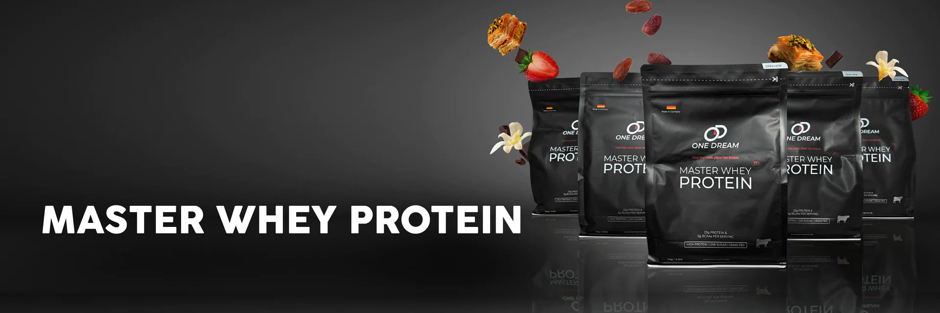 Entdecke die Magie unseres Master Whey Proteins