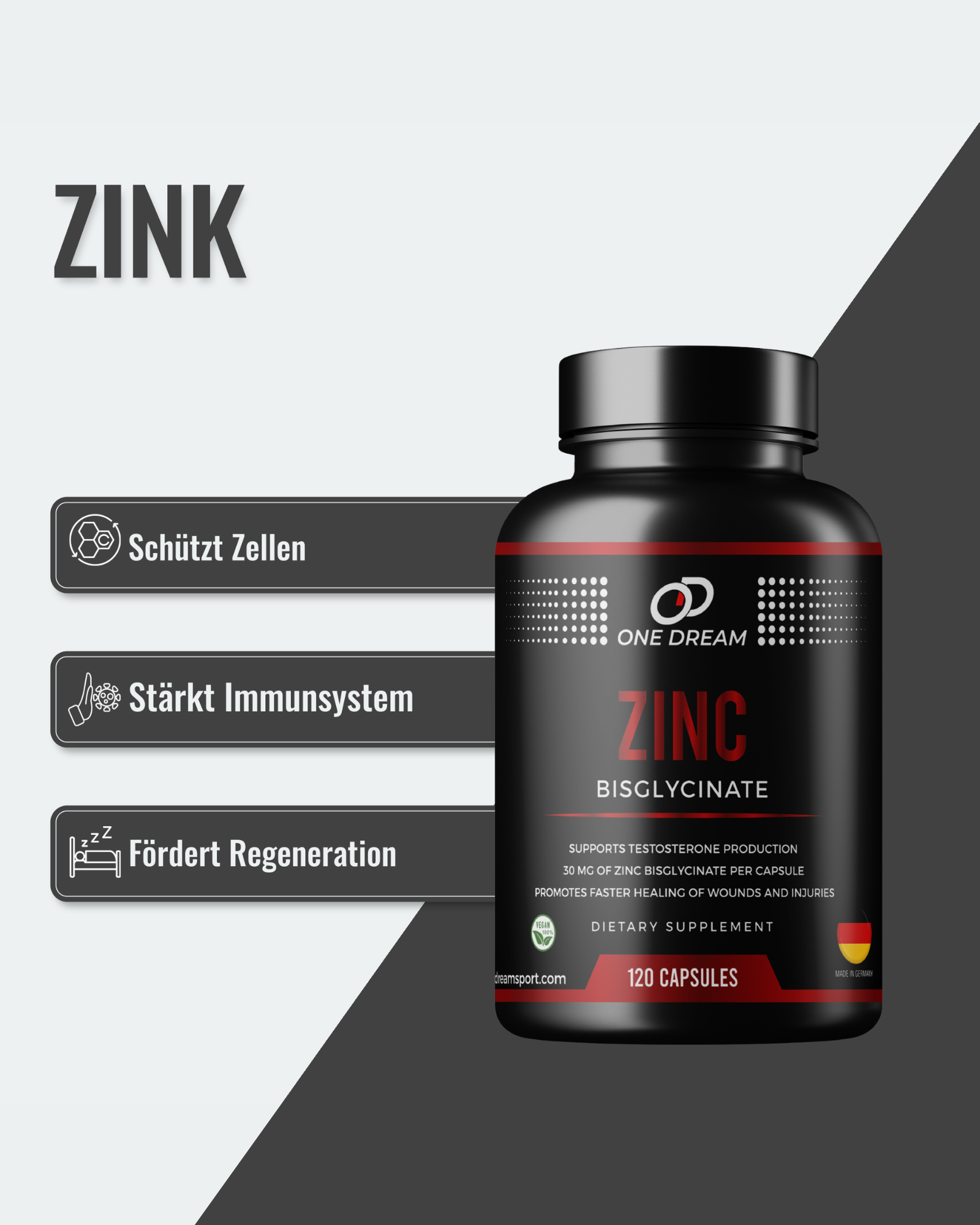 Zinc capsules